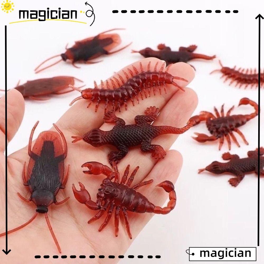 MAG 20Pcs Simulation Cockroach, Rubber Scorpion Tricky Props Fake ...