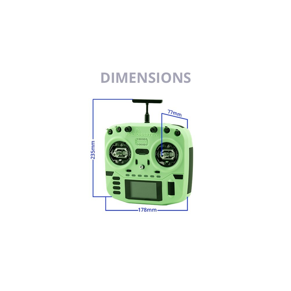 RadioMaster Boxer Crush 2.4G 16CH AG01 Hall Gimbal Radio Transmitter ...