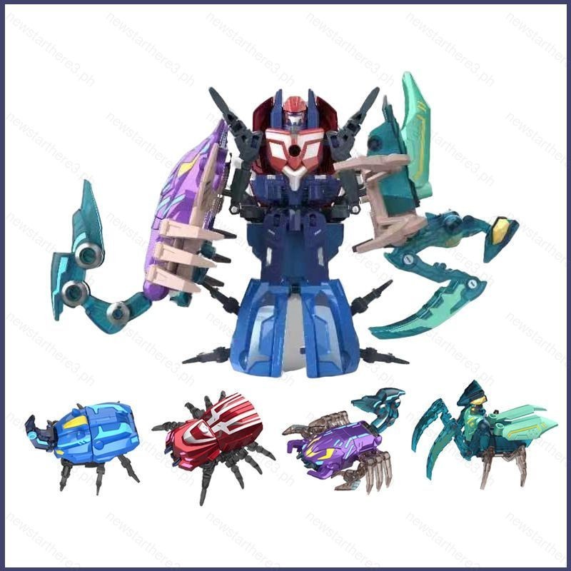 YE Transformers Robot Insects Figure Toys For Kids Birthday Gifts ...