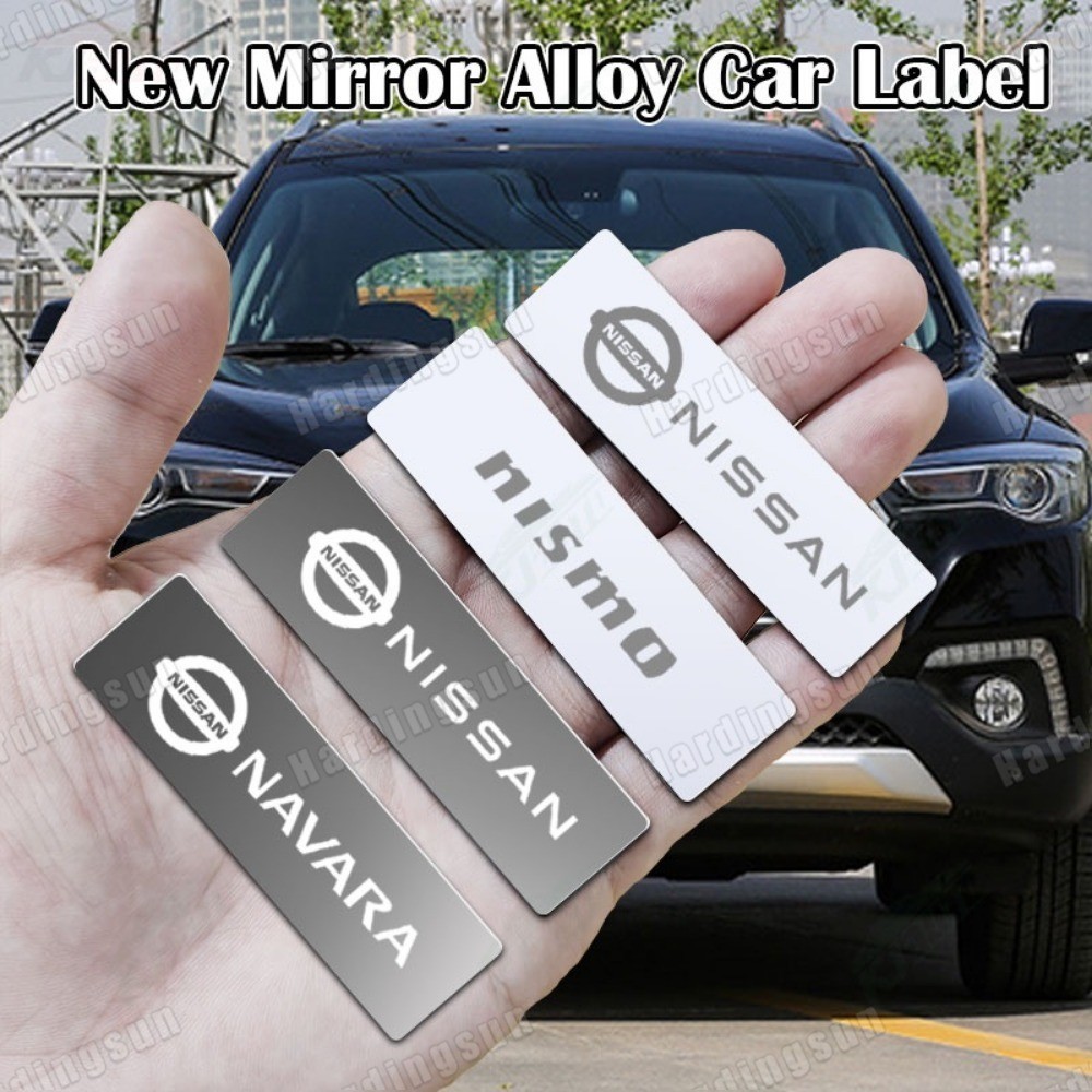 Nissan Navara Mirror Metal Car Logo Stickers Label 3D Badge Decoration ...