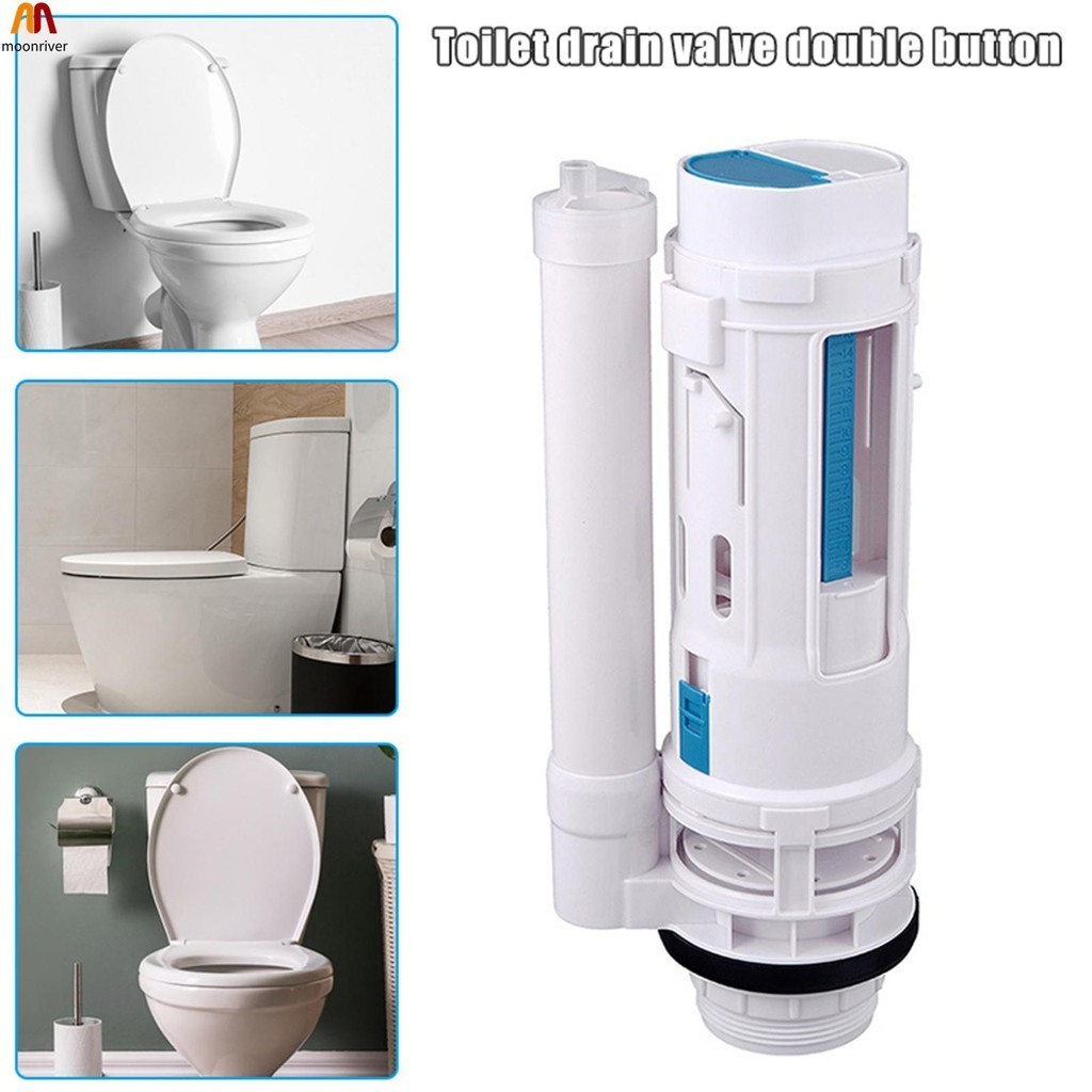 Toilet Outlet Fill Valve Convenient to Install Water Saving Tank Button