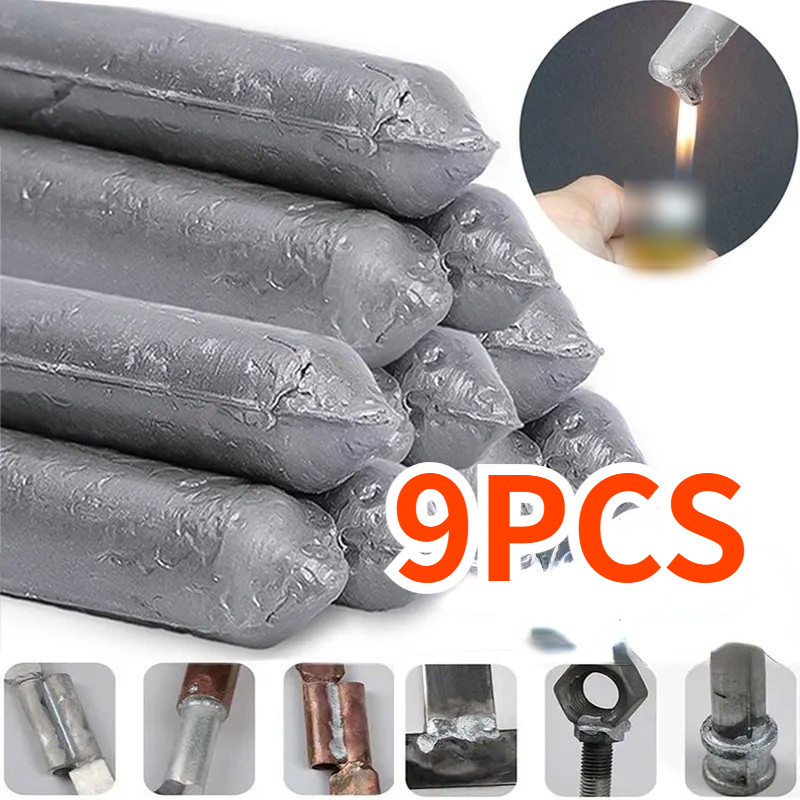 9Pcs Easy Melt Low Temperature Repair Welding Rods For Aluminum Patch