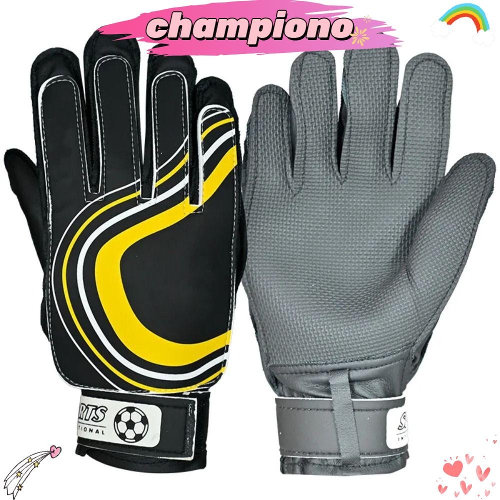 CHAMPIONO Goalkeeper Gloves, Professional Team Logo Football Soccer