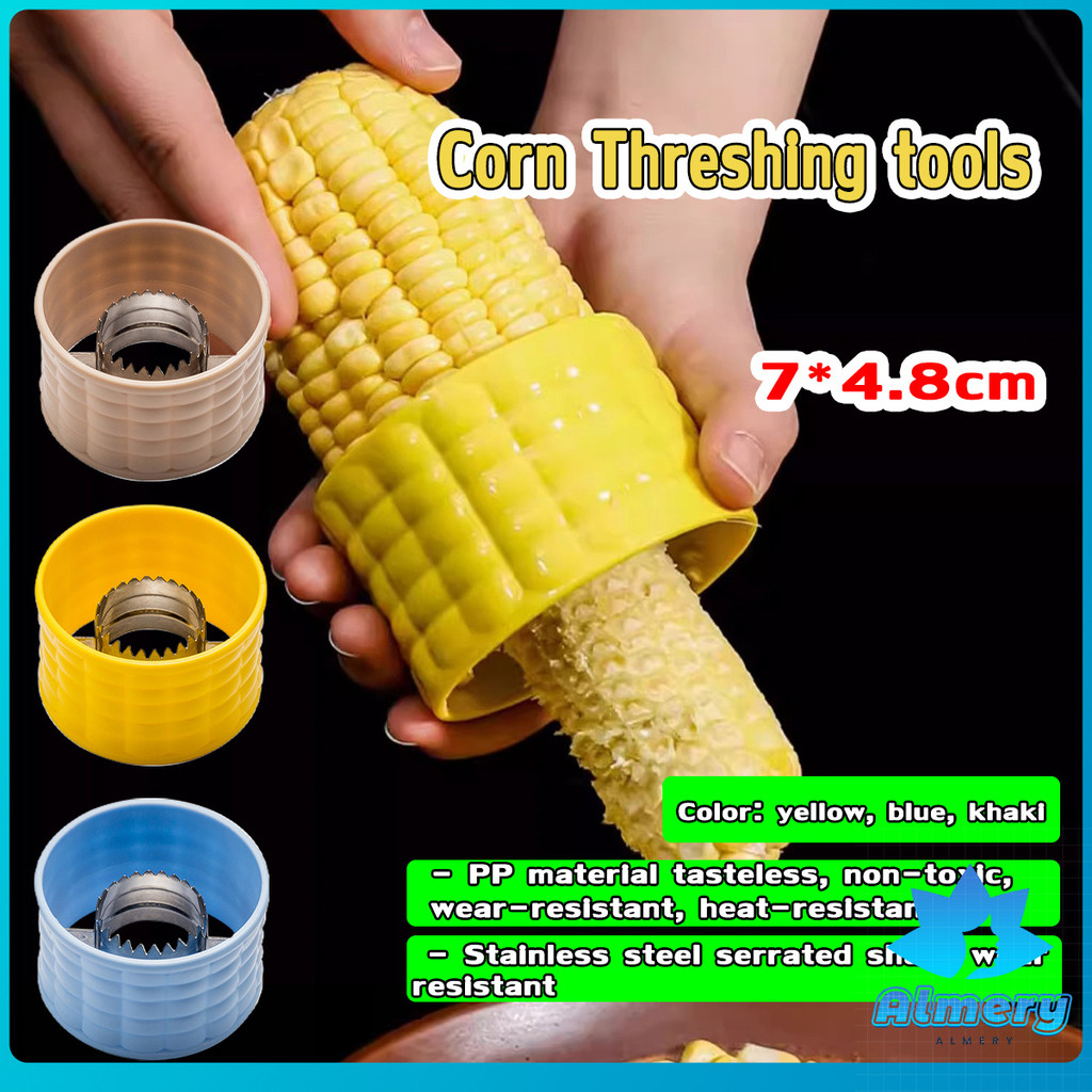 Almery Creative Corn Stripper Stainless Steel Corn Cob Remover Cutter ...