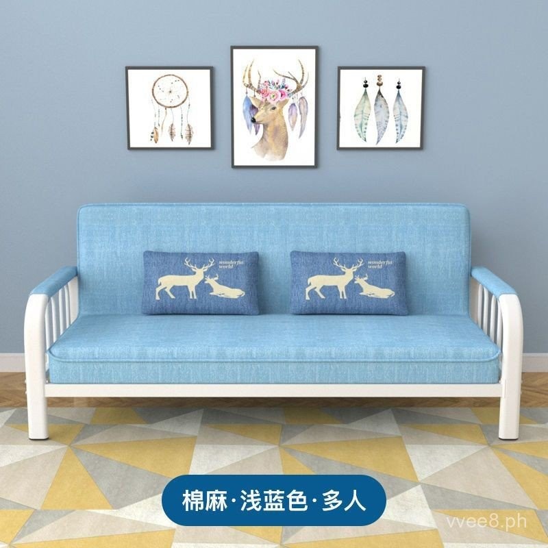 DualPurpose Living Room Multifunctional Folding Sofa Bed Small Apartment Fabric Sofa Rental
