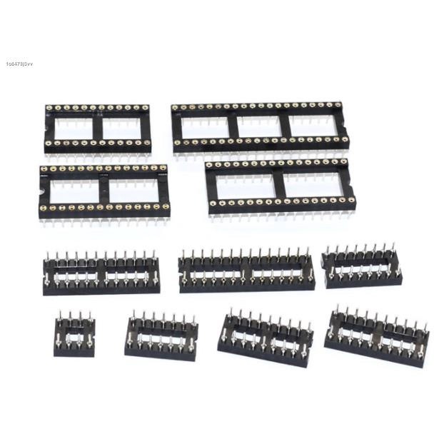 Round hole wide body IC socket test seat SCM seat DIP28 DIP28 feet 28P ...