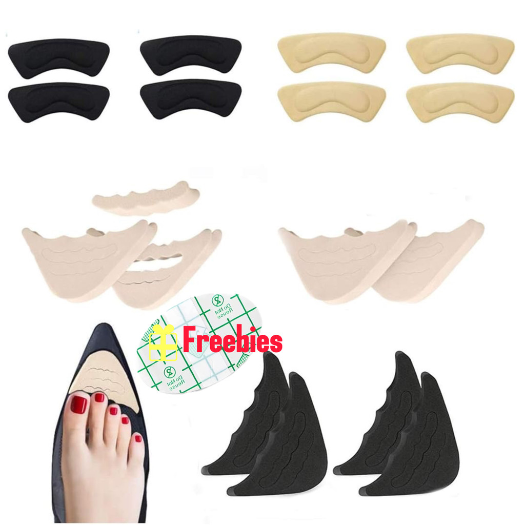 Soft Foam Insole High Heel Shoes Pad Cushion Forefoot Insert Toe Plug ...