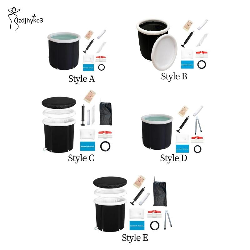 [lzdjhyke3] Portable Bathtub Foldable Bath Tub Small Space Bath Tub for