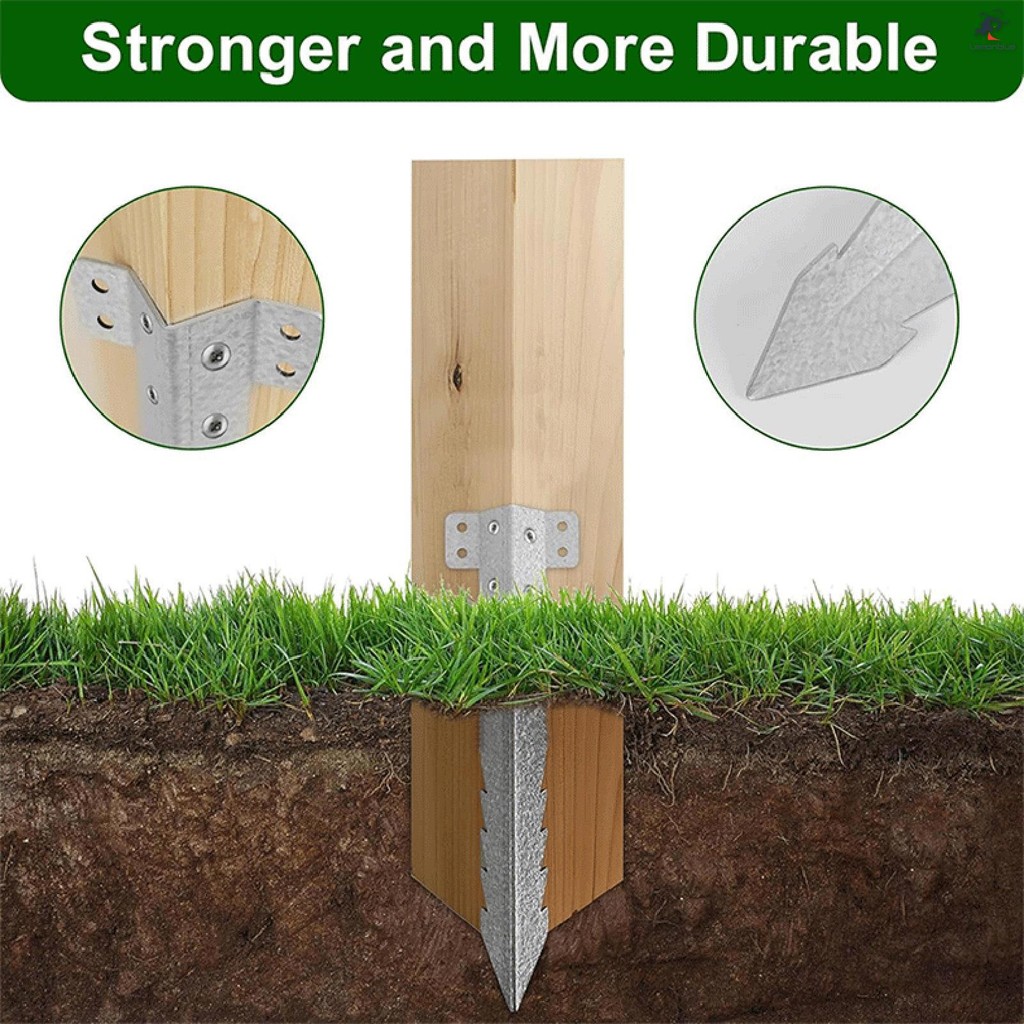 Metal Garden Fence Posts Rust-Free Pressure-Treated Cedar Posts for ...
