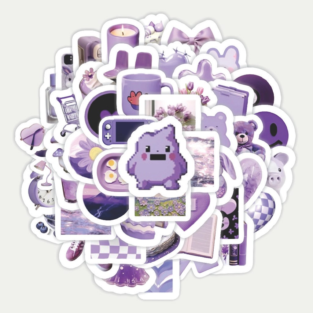 Sticker Pack Instyle Purple Stickers | TUMBLR Sticker | LAPTOP Stickers ...
