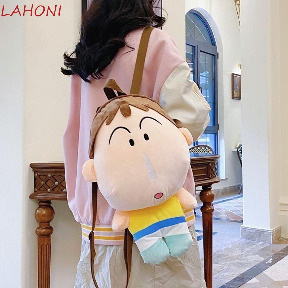 CURTES Crayon Shin-chan Backpack, Boochan Nohara Shiro Nohara ...