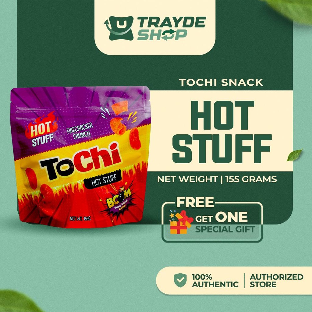 Tochi Hot Stuff Snack - Spicy Corn Crunch 155g Crunchy Flavor | Shopee ...