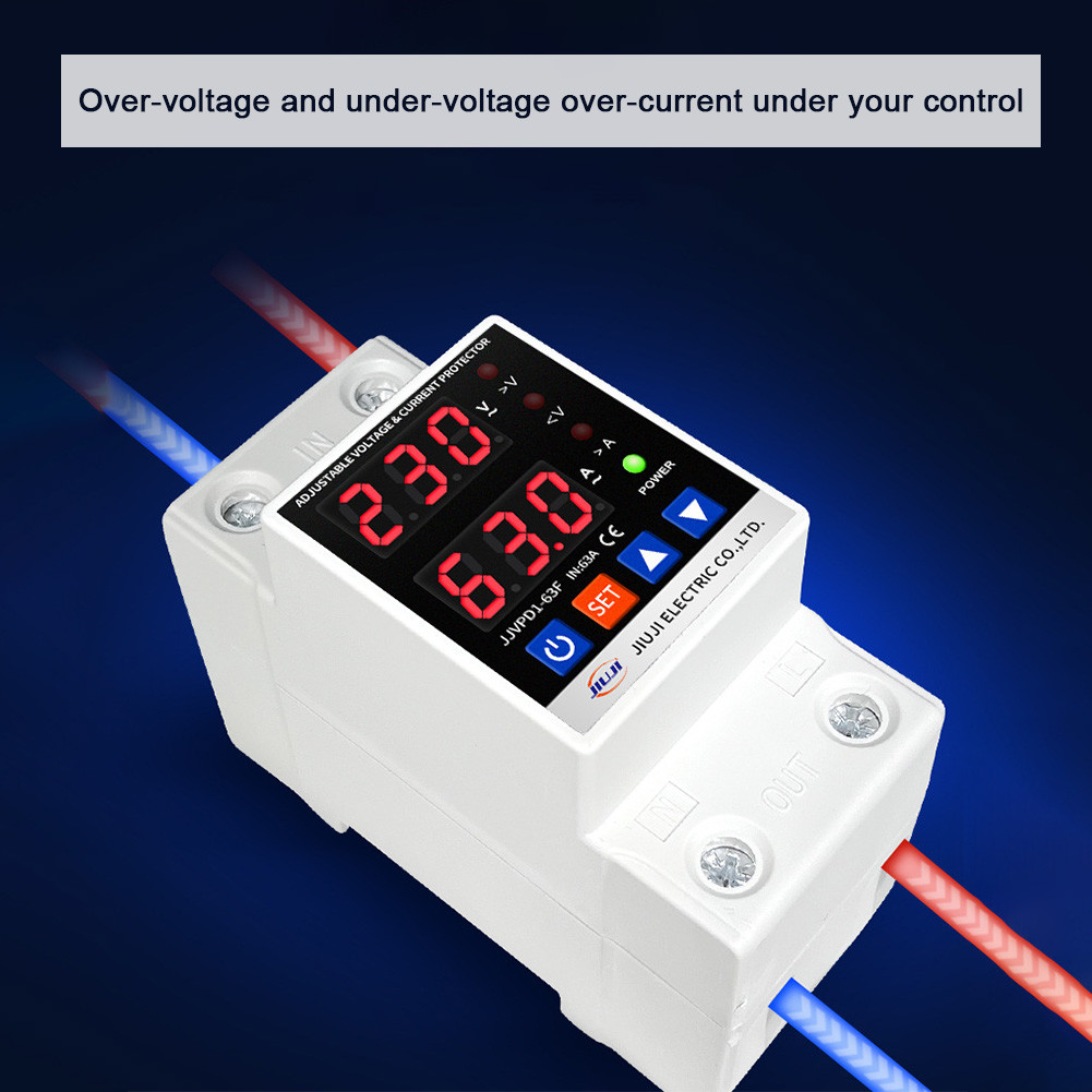 Overvoltage Over Current Protection Device Dual Display Intelligent ...
