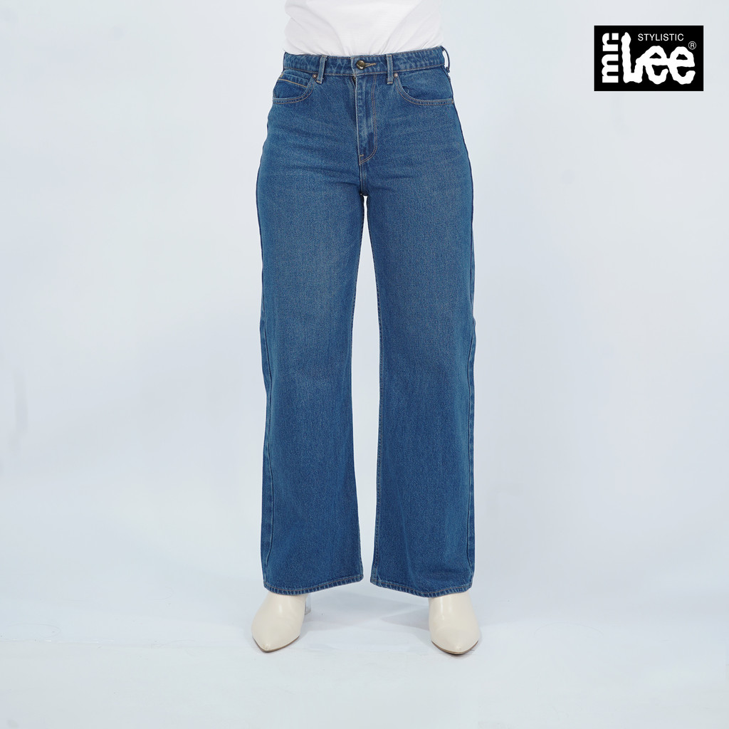 Stylistic Mr. Lee Men's Basic Denim Pants Super Skinny Mid Waist 174441-U (Dark Shade)