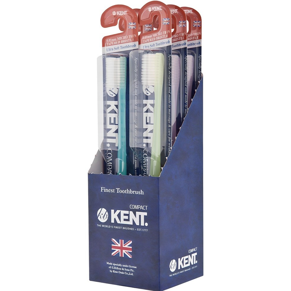Kent Original Compact Ultra-Fine Toothbrush, 6-Pack, 1 Set | Shopee ...