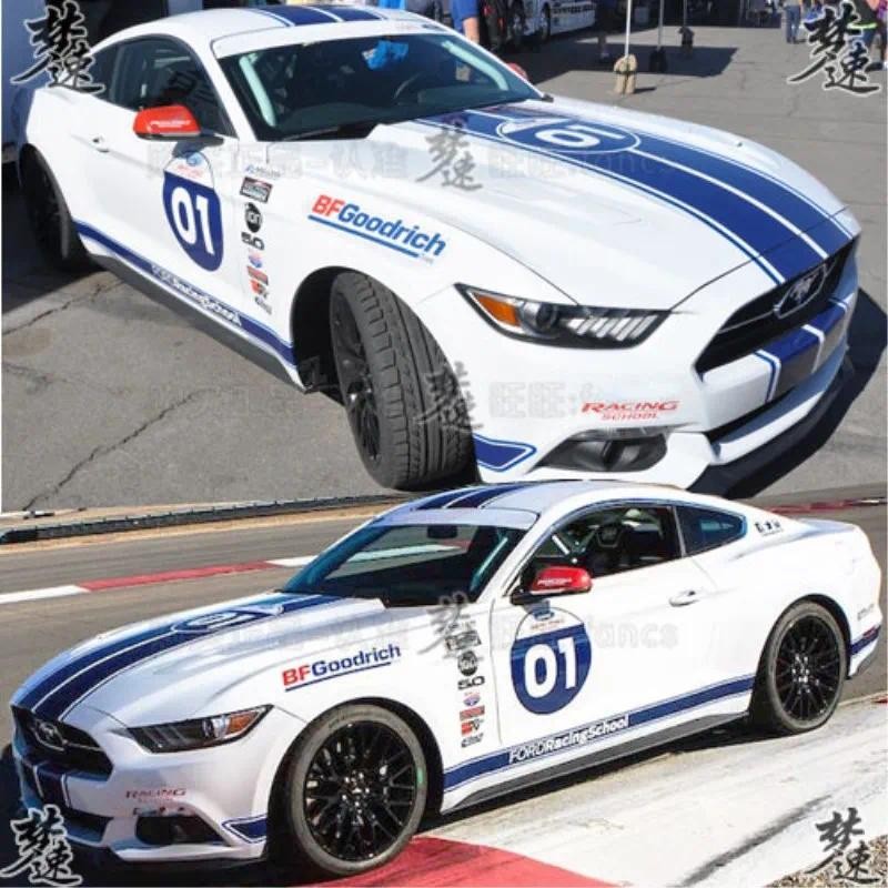 customized car sticker FOR Ford Mustang body modification racing car ...