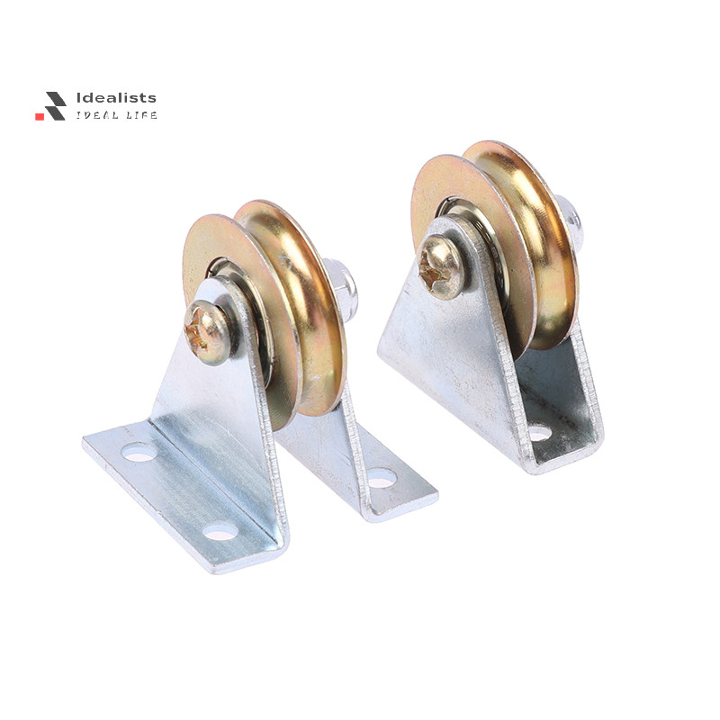 Idealists 1Set Pulley 6mm Wire Rope Pulley Fixed Roller Over-line ...