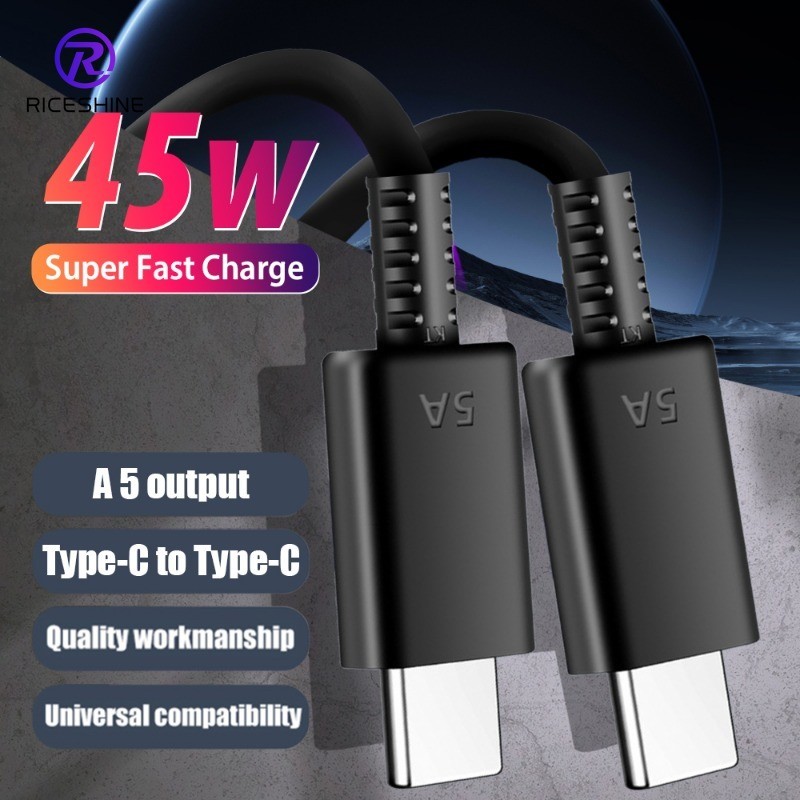 2 Pcs 45W Double Type-C Interface Mobile Phone Fast Charging Wire ...