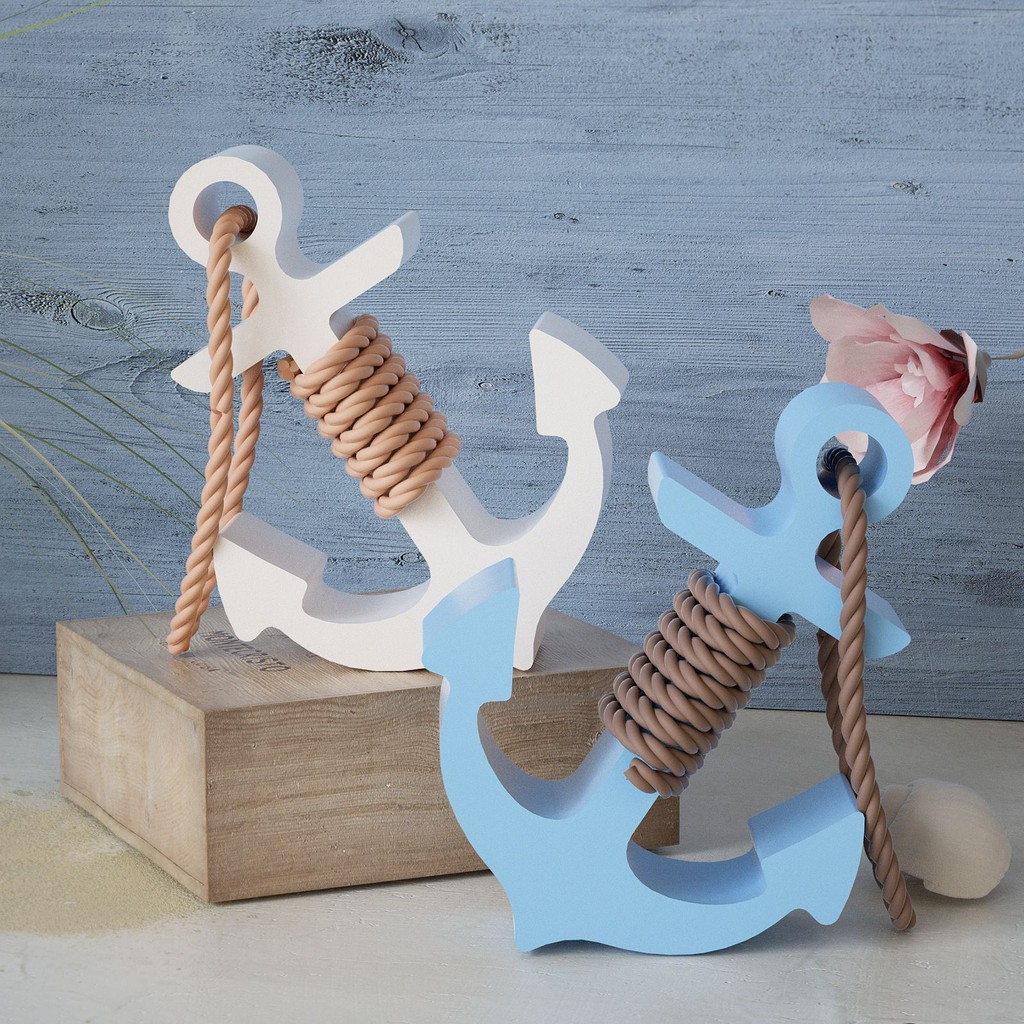 Boat Anchor Wall Hanging Silicone Resin Mold Anchor Shaped With