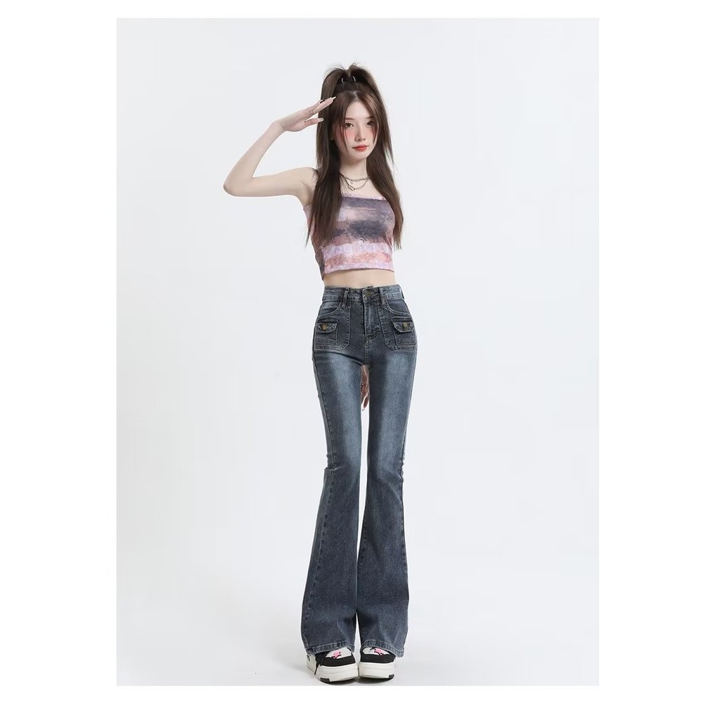 [SXL]2024 Spring and Autumn New Skinny Jeans Women's High Waist