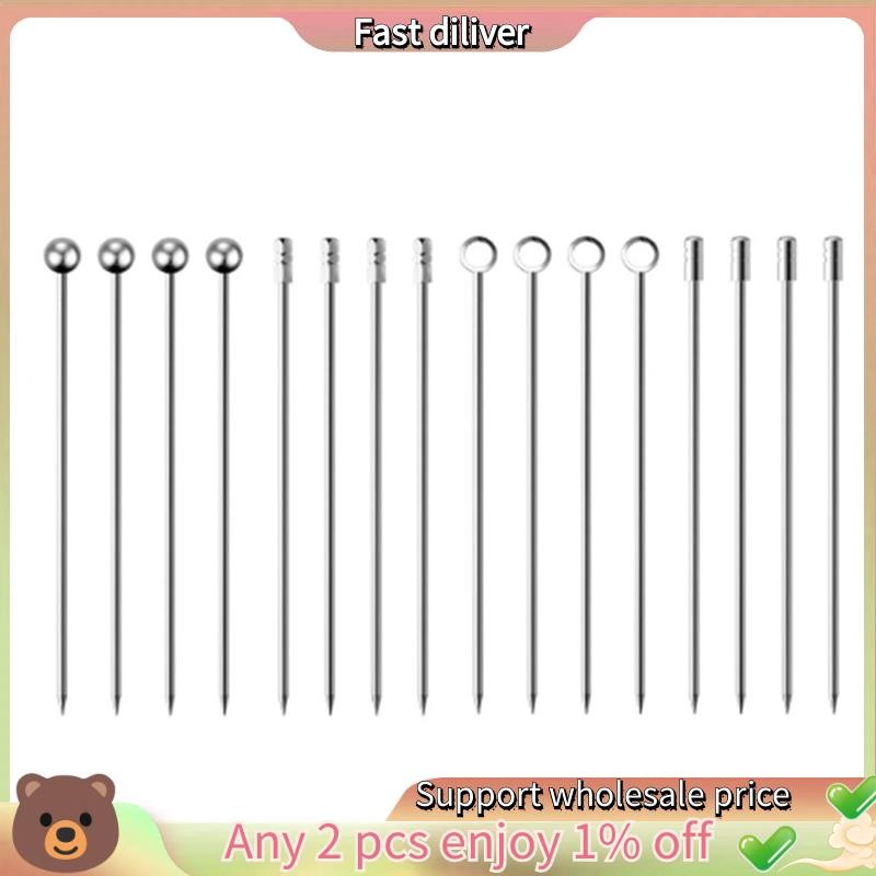 In stock16Pcs Reusable Fruit Bar and Beverage Bar for Toothpicks