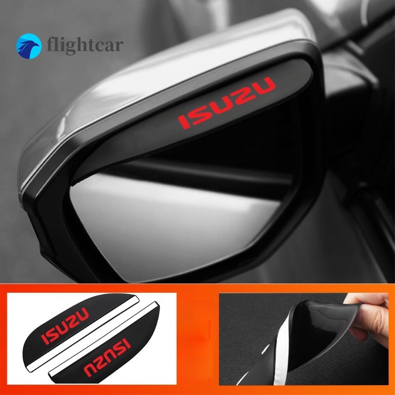 2Pcs for Isuzu dmax mux Car Rearview Mirror Rain Eyebrow Auto Car Rear ...