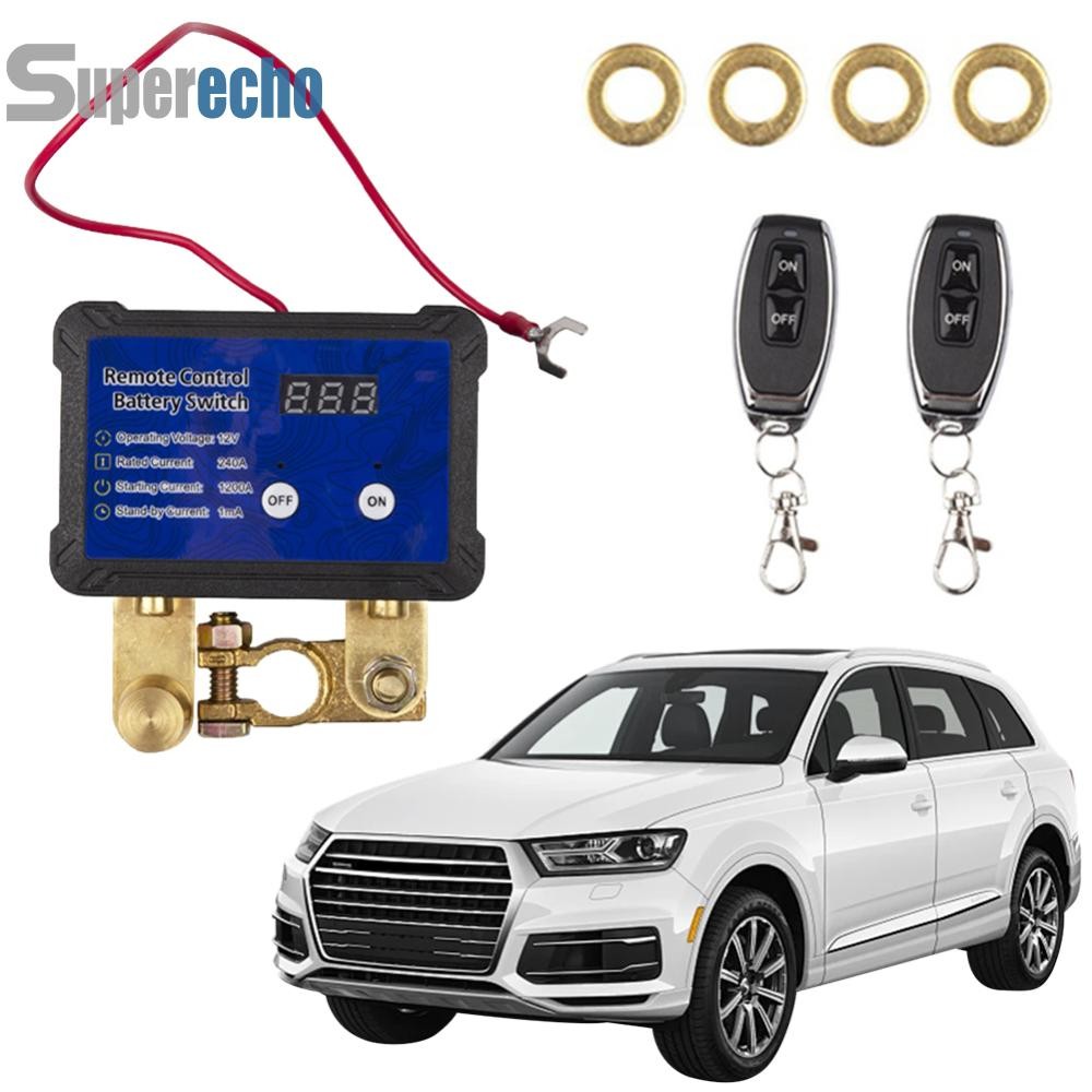 DC12V 240A Remote Battery Disconnect Switch Voltage Display Remote ...