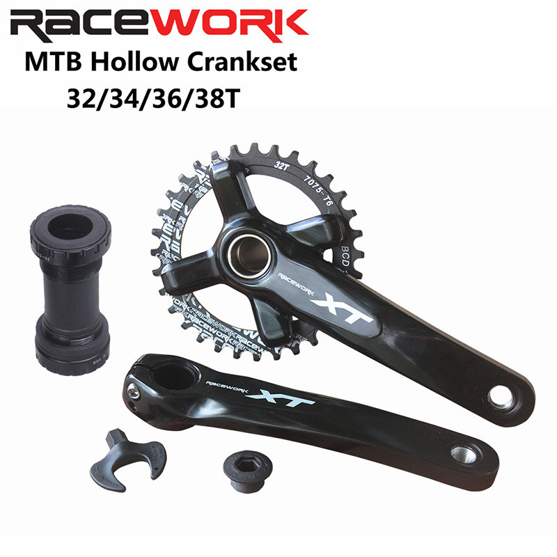 RACEWORK XT MTB Crankset Hallow BB Bicycle 11S Crank Set 170/175mm