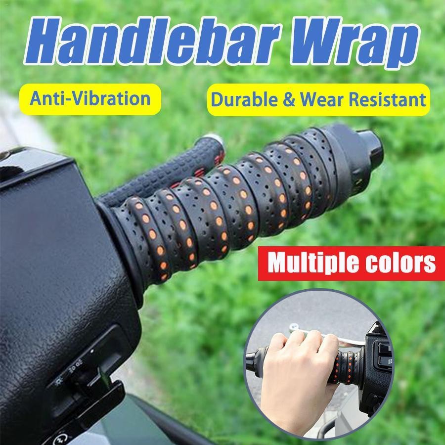 Motorcycle Handle Grip Tape PU End Plugs And Finishing Tapes Anti Slip