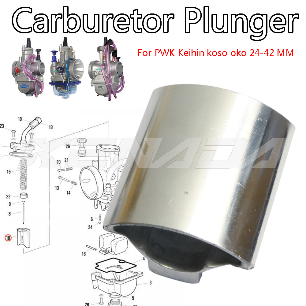 PISTON REPLACEMENT KIT /FLUNGER/PLUNGER FOR KEIHIN CARB PWK 24 26 28 30 ...