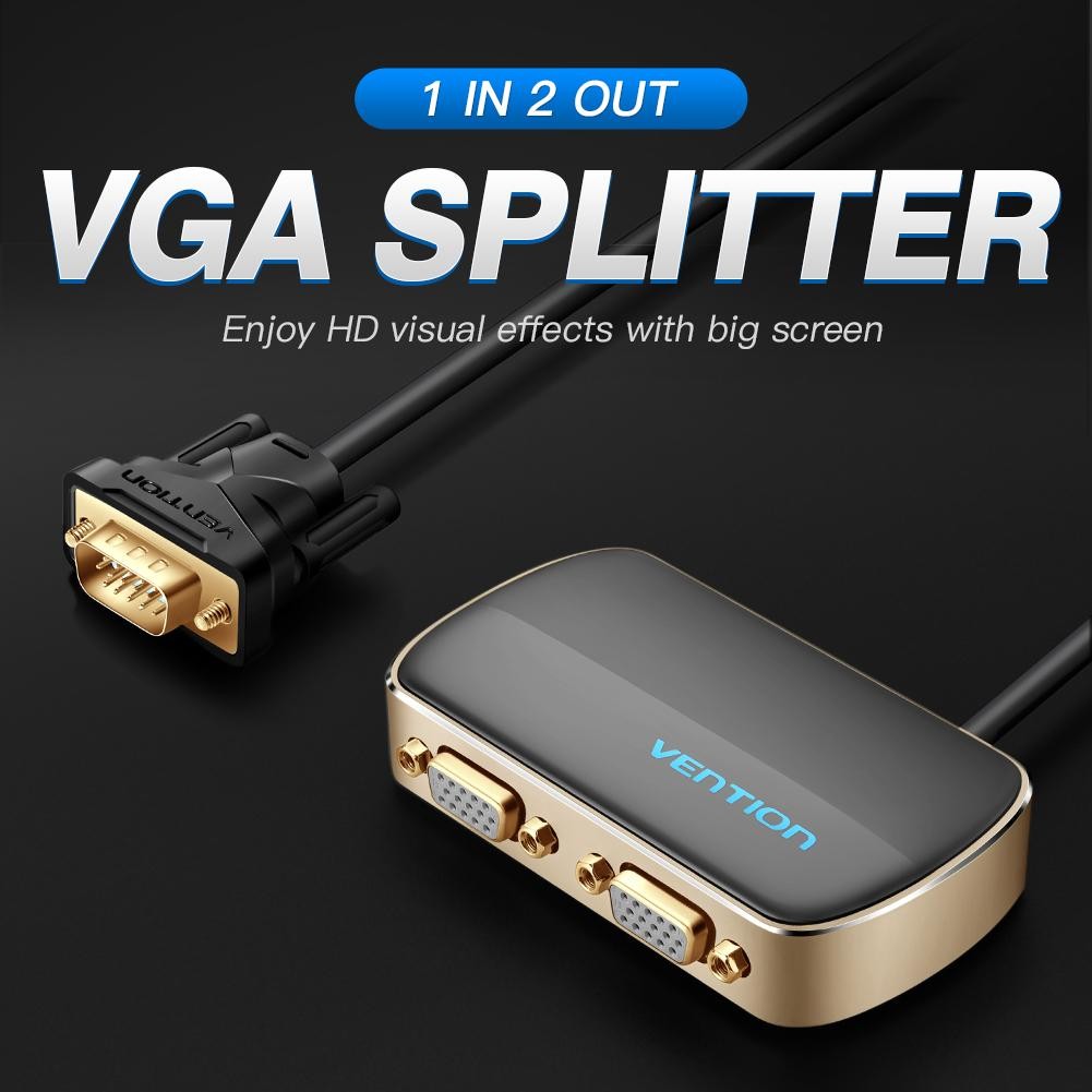 Vention 1 In 2 Out VGA Splitter | Shopee Philippines