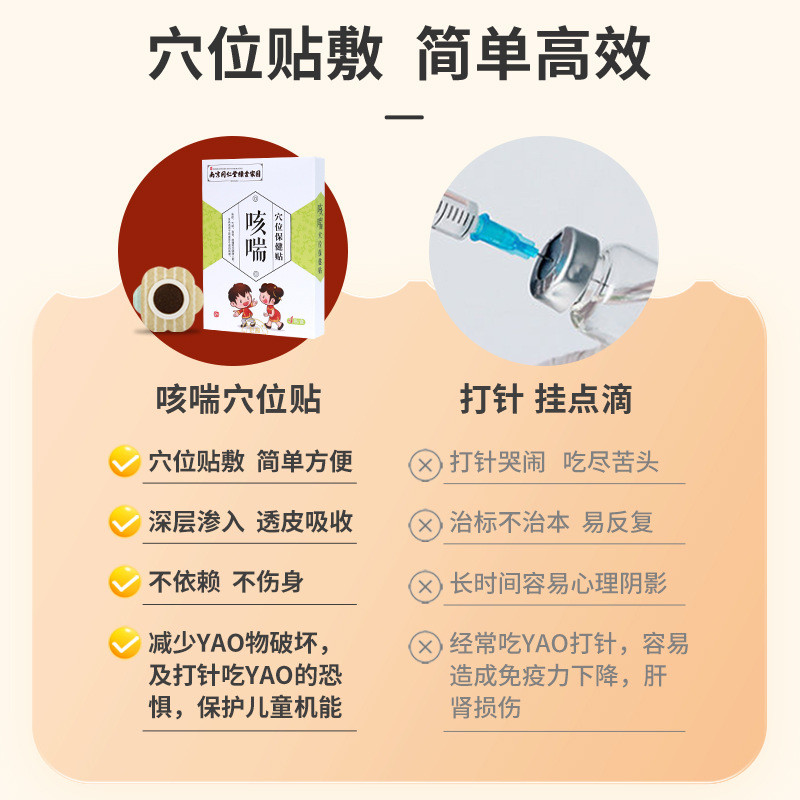 Children's Cough Cream Stickers Baby Cough Belly Button Stickers ...