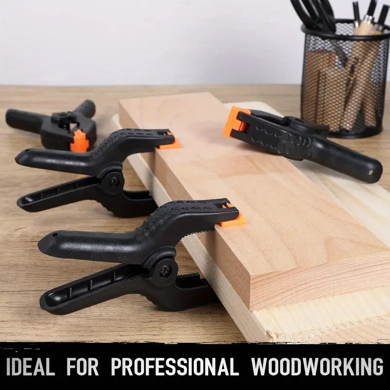 2/3/4/6/9‘’ Spring Clamps Tools Hard Plastic Woodworking Grip Toggle ...