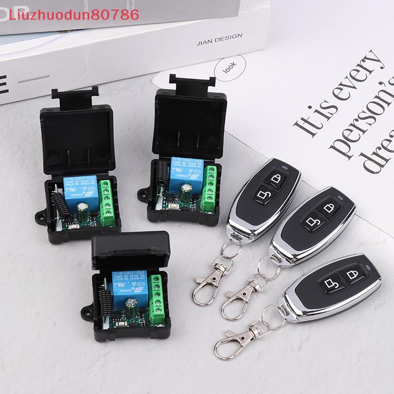Liuzhuodun80786 Universal Gate Remote Control Switch DC 12V RF 433 Mhz ...