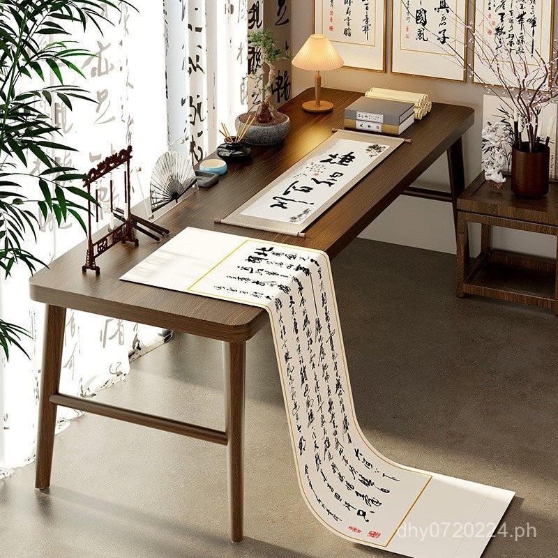 Computer Desk Solid Wood Workbench Study Balcony Office Desk Writing ...