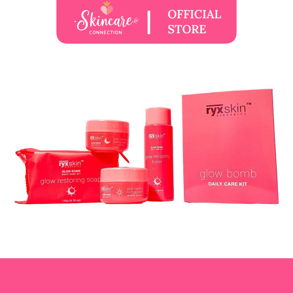 Ryx Skin Glow Bomb Daily Care Kit All Skin Types | Shopee Philippines