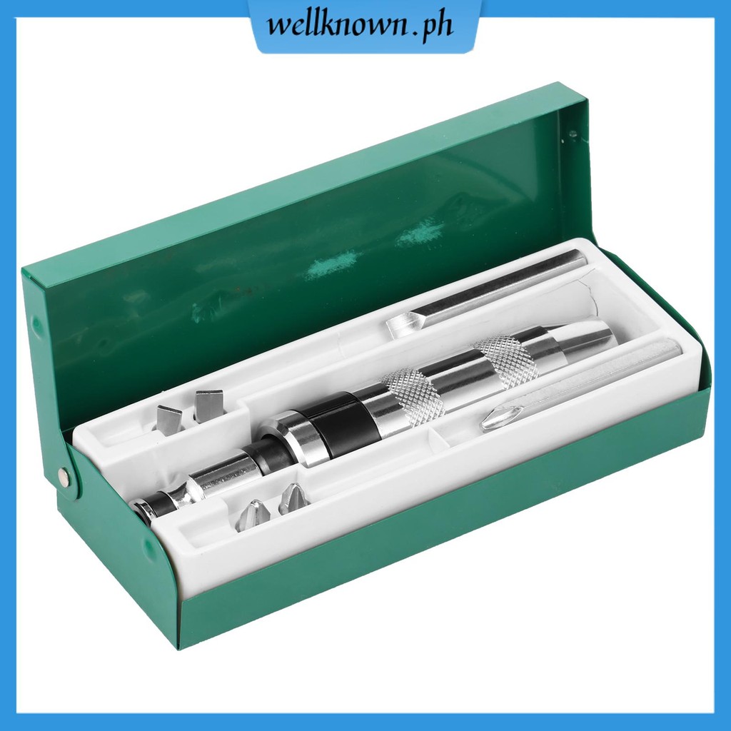 Manual Impact Driver Set with 6 Replaceable Bits High Hardness Hand ...