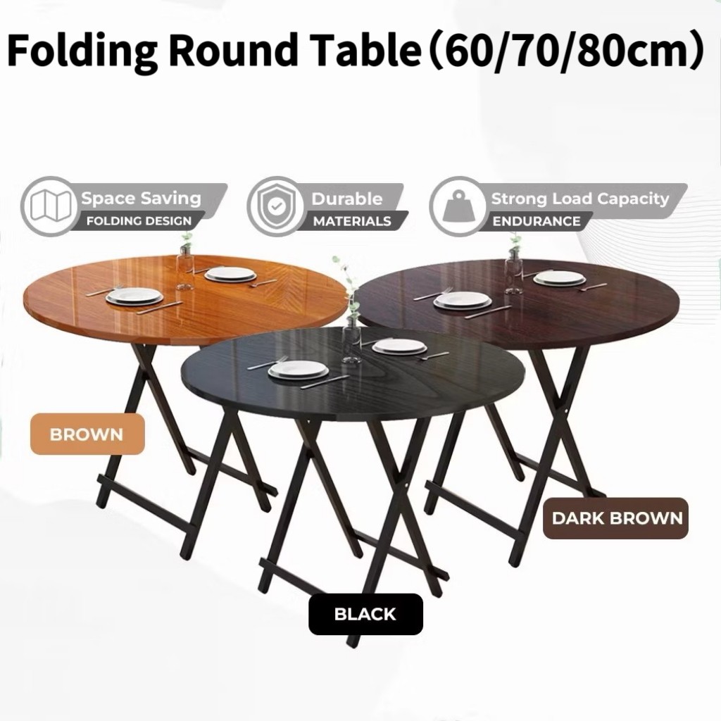 Foldable Round Table Folding Dining Table Home Dining Table Small ...