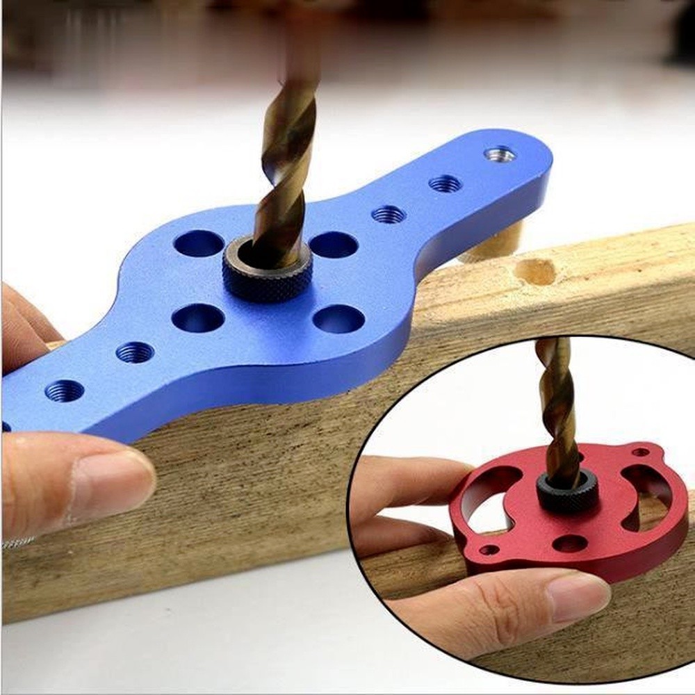 RQ+＞Wood Dowelling Self Centering Drill Guide Kits Carpentry Tools 6/8 ...