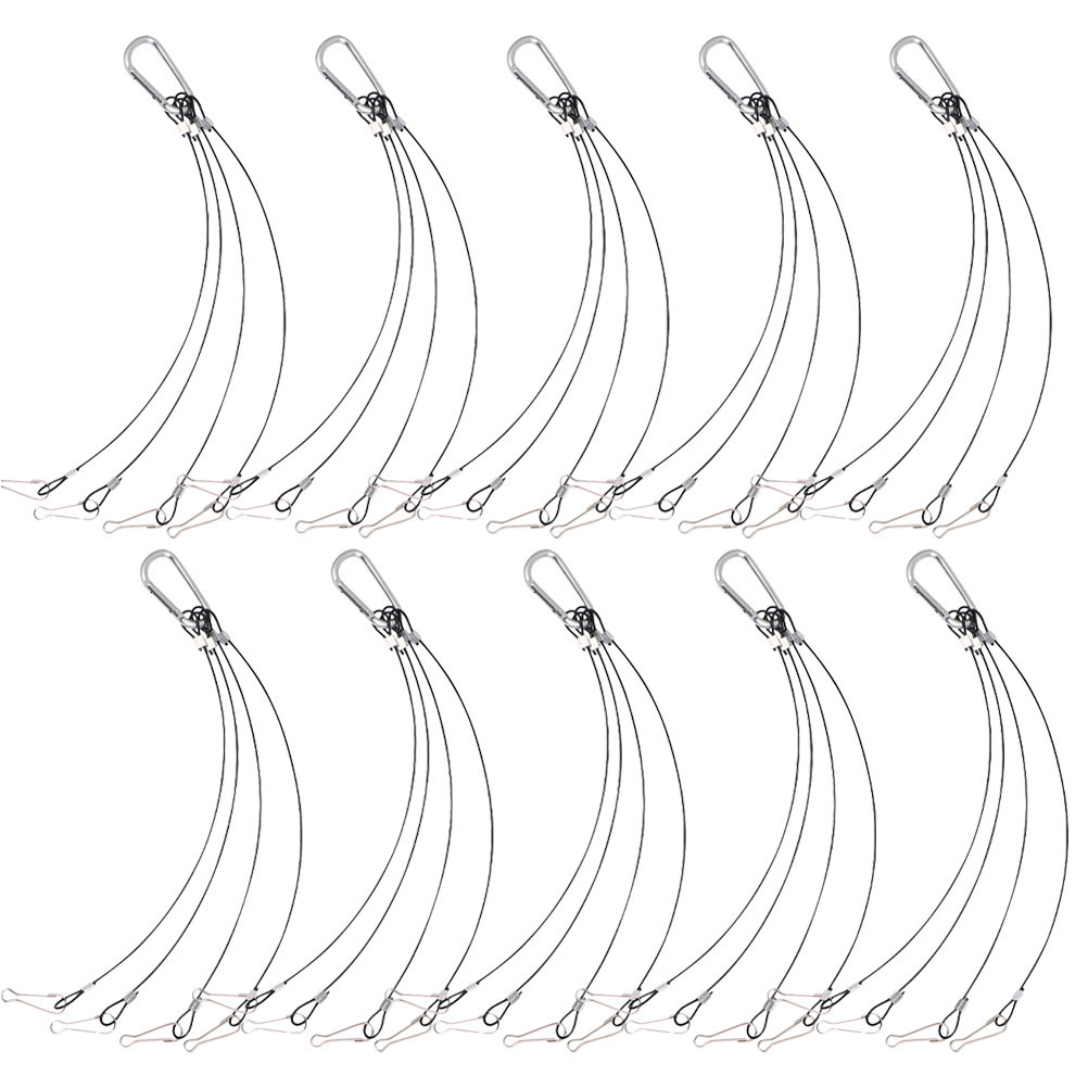 Ready Stock 10pcs Practical Wire Rope Hook Durable Hanging Kit Rope LED ...