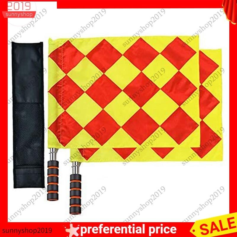 Soccer Referee Flags Football Judge Linesman