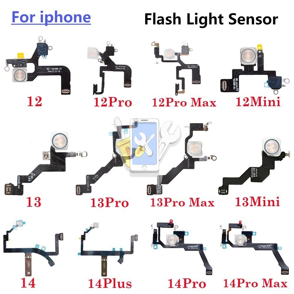 LED Flash Sensor Replacement for Phone 11 12 13 14 Pro Max Mini Plus ...