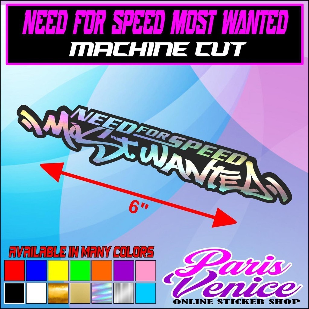 need for speed most wanted 6 inches long machine cut diecut original ...
