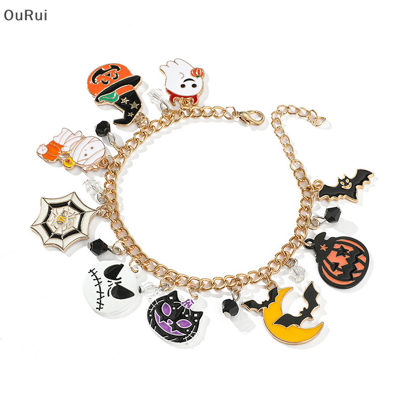 【OR】 Halloween DIY Bead Bracelet Kit Creative Jewelry Making Set For
