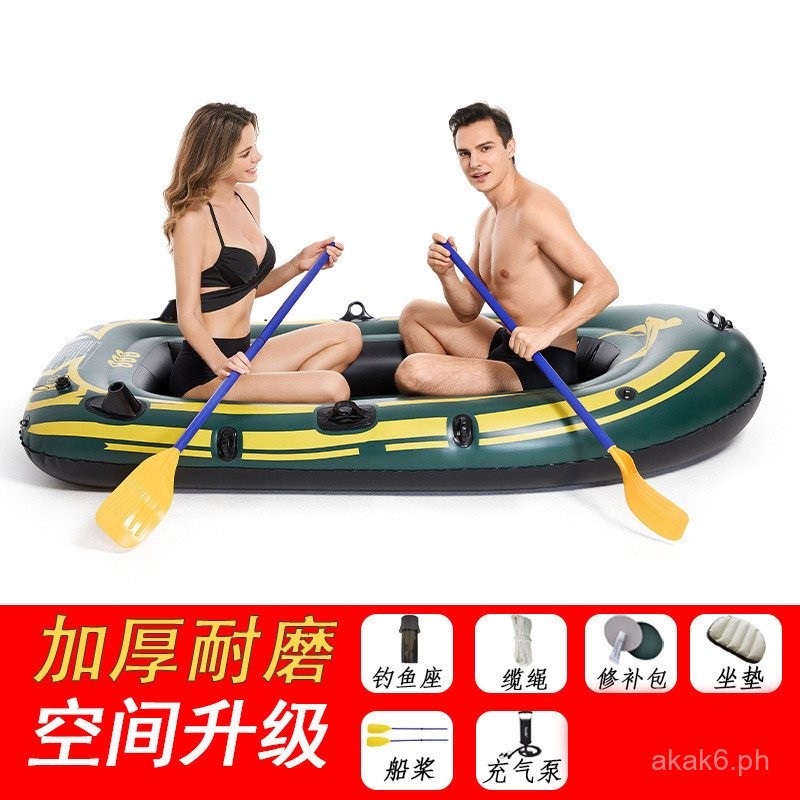 Inflatable Boat Wear-Resistant Kayak Fishing Boat Collapsible Boat ...