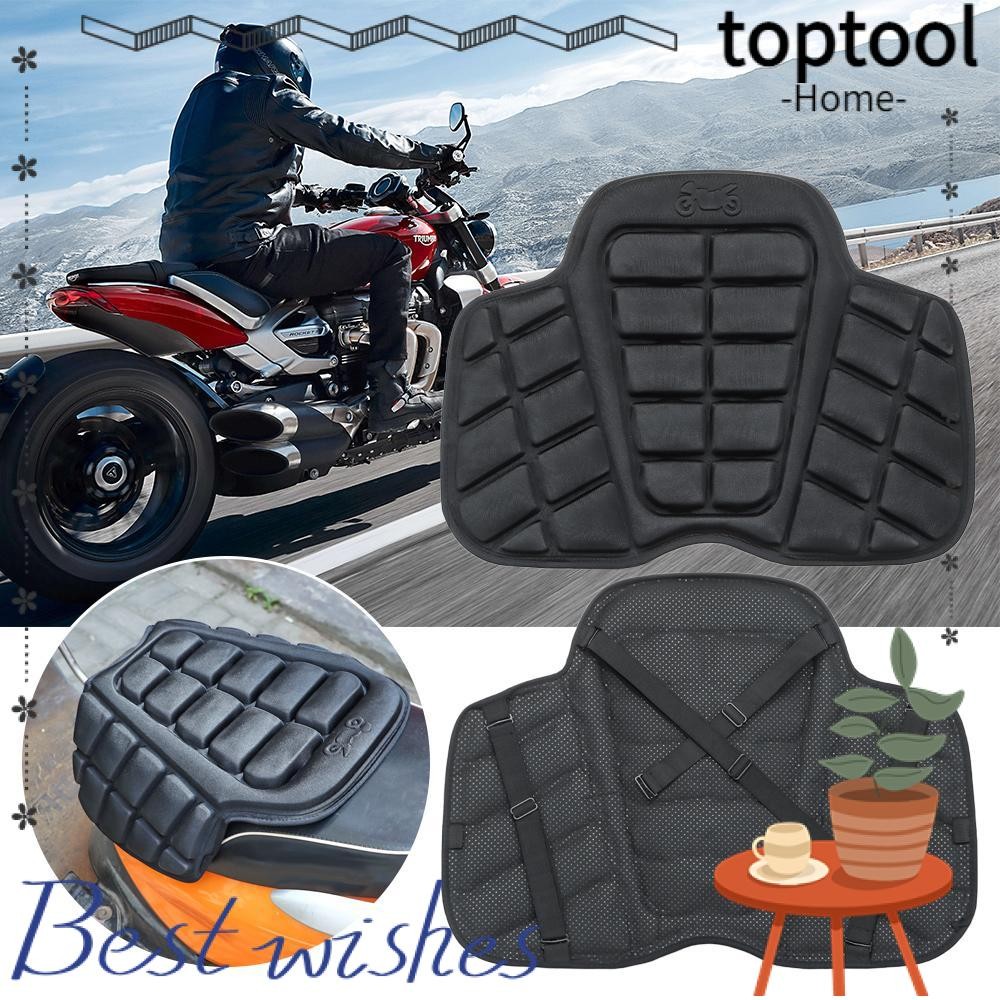 TOPTOOL Motorcycle Seat Cushion Universal Anti Slip Gel Seat Shopee