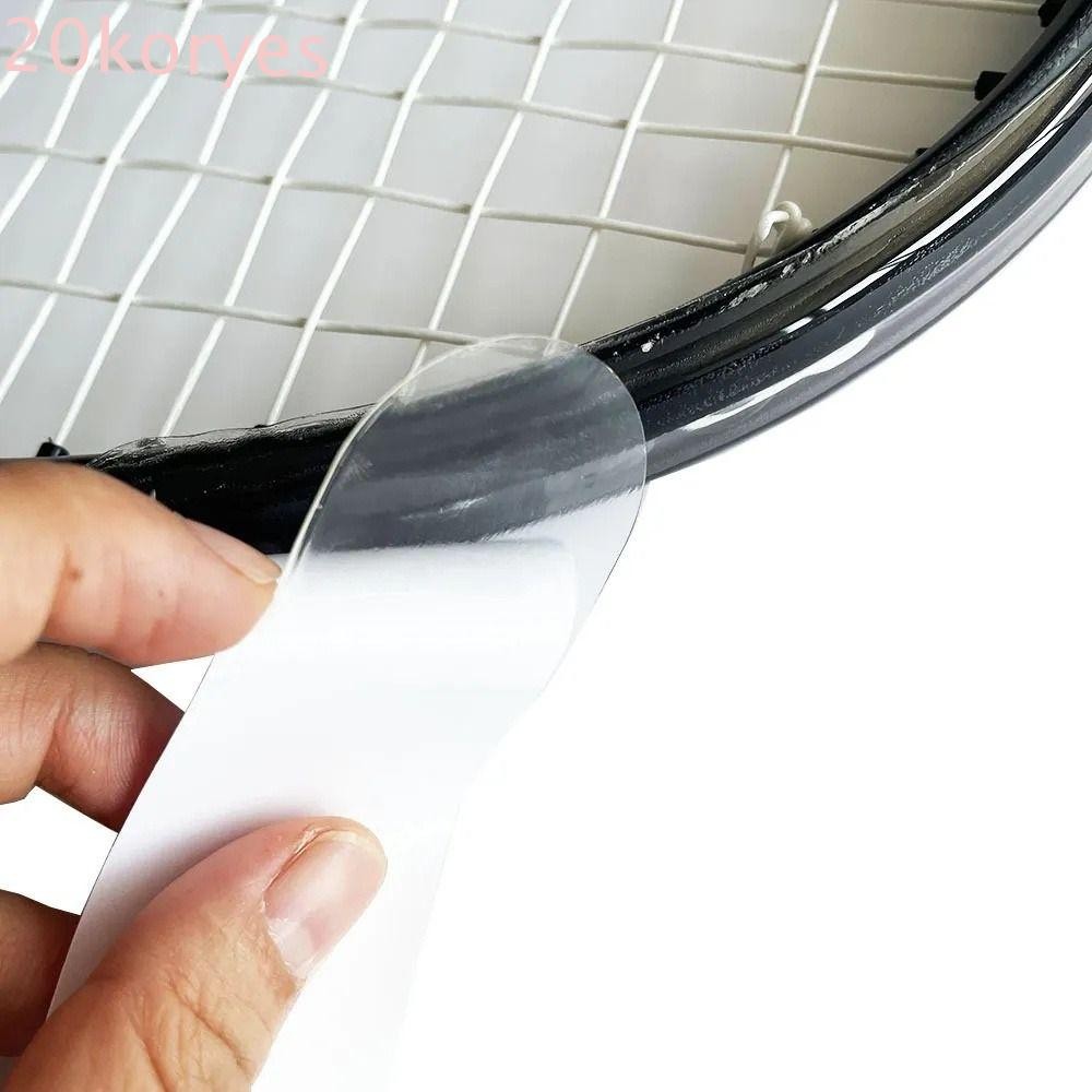 KORYES Racket Head Sticker, Transparent Scratch Prevent Tennis Racket ...
