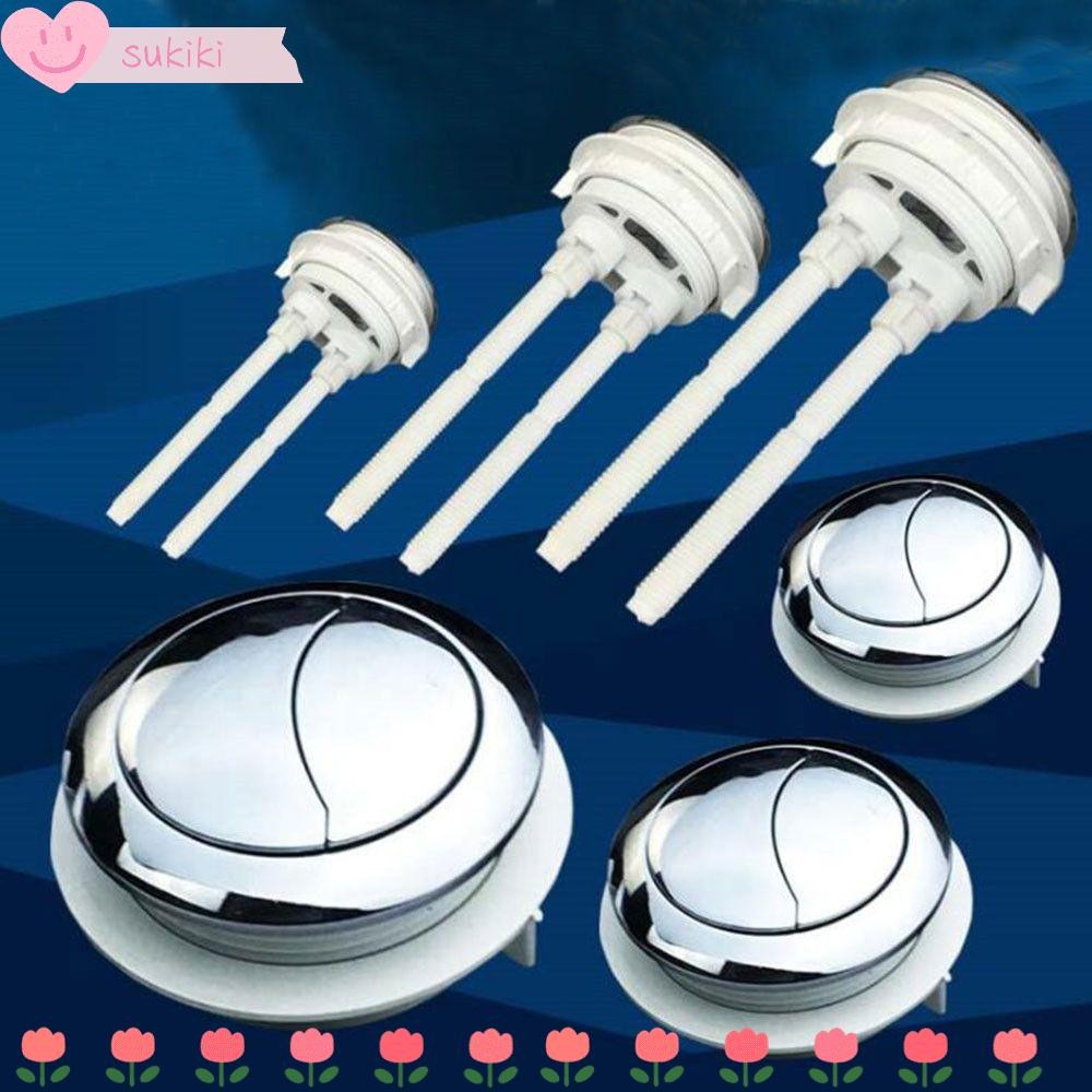 SUKIKI 38/48 / 58mm Portable Plastic Commode Button Toilet Tank