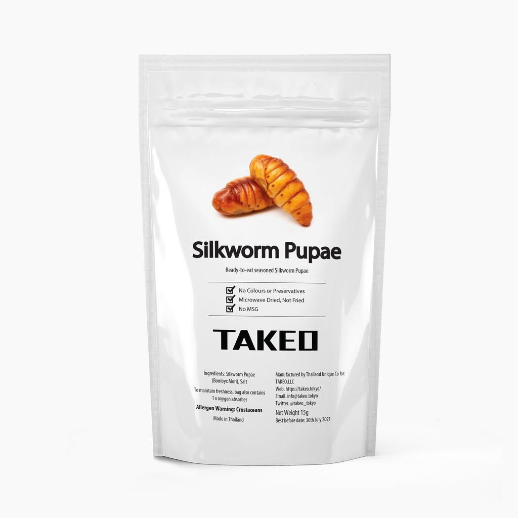 TAKEO Edible Silkworms - Ready-to-Eat Insect Snack | Shopee Philippines