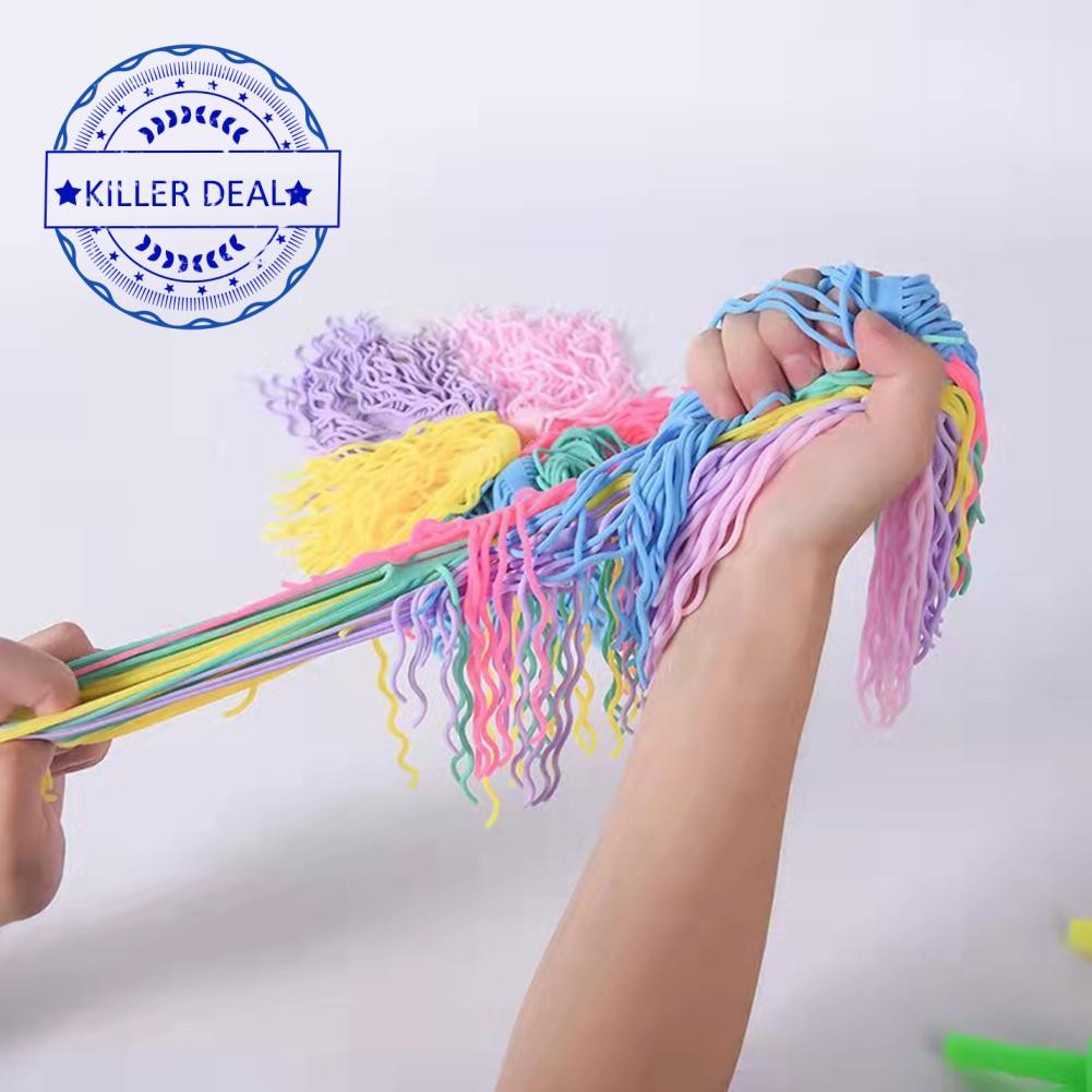 Soft Rubber Tpr Relieves Pressure Vents Simulation Pull Noodles Toy ...